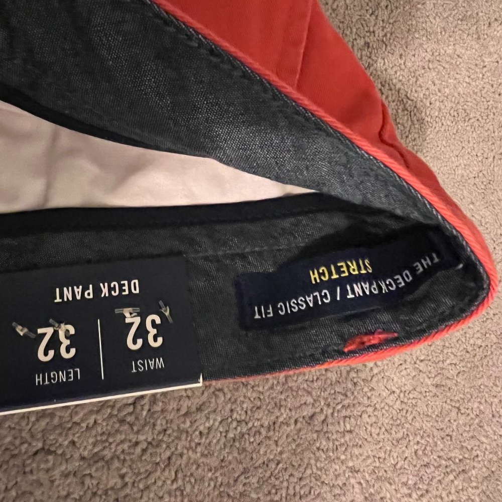 Nautica Deck Pants (Stretch) 32 W 32 L